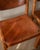 Brown Brutalist Elm and Leather Dining Chairs from Maison Regain, 1970s, Set of 4 For Sale - Image 8 of 16