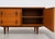 Compact Mid Century Modern Teak Cabinet | Petite Danish Modern Small Credenza | Apartment Size Tv Stand, C. 1960’s For Sale - Image 9 of 16