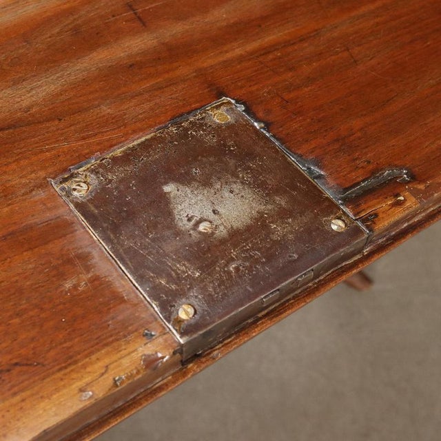 Piedmontese Folding Desk in Walnut For Sale - Image 12 of 16