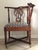 Early 19th Century Antique Victorian Mahogany Corner Chair With Brass Casters, Late 19th Century For Sale - Image 5 of 11