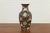 Chinese Contemporary Hand Painted Vase with Cobalt Blue Ground and Floral Decor For Sale - Image 4 of 13