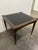 Late 20th Century Vintage Leather Top Game & Card Dining Table by Fine Arts Furniture Co. For Sale - Image 5 of 10