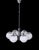 Mid-Century Italian Chrome and Opaline Glass Chandelier by Targetti Sankey, 1970s For Sale - Image 14 of 18