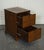 Vintage Oak Office Filing Cabinet with Two Drawers and Brown Leather Top. A classic and timeless piece of furniture that...