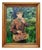 Czech Artist, Boy with a Basket of Cherries, 1960, Oil on Canvas, Framed For Sale