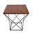 Axis Reclaimed Wood Side Table For Sale - Image 4 of 6