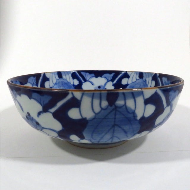 Early 20th Century Vintage Asian Centerpiece Bowl For Sale - Image 5 of 9