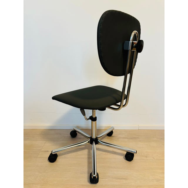 1970s Fully Dark Truffle Kovona Office Chair by Kovona, Czechoslovakia, 1970s For Sale - Image 5 of 13