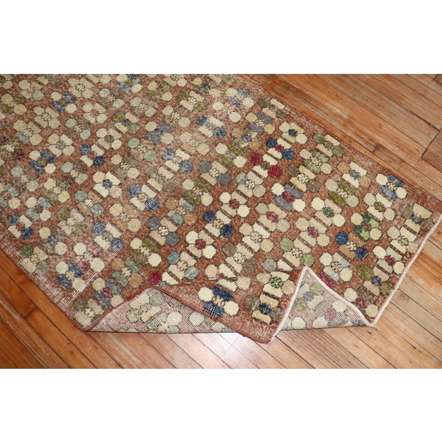 Mid 20th Century Turkish Art Deco Runner For Sale - Image 17 of 18