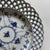 1980s Blue Fluted Full Lace Musselmalet #1098 Open Plate from Royal Copenhagen, 1985 For Sale - Image 5 of 6