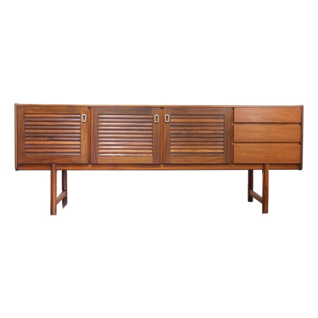 1960s Mid Century Modern Vintage Sideboard Credenza by McIntosh Danish Style For Sale