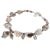 Arts & Crafts Chunky Ferrous Quartz Necklace With Silver Leaves Charms For Sale - Image 3 of 5