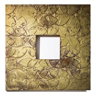 Early 20th Century Art Nouveau Square Metal Frame For Sale