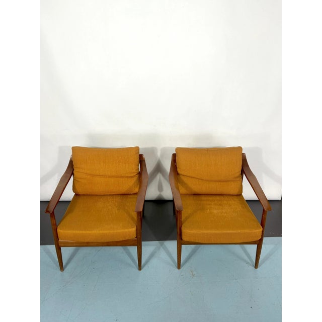Mid-Century Modern Model 550 Armchairs by Walter Knoll, 1950s, Set of 2 For Sale - Image 17 of 18