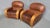 Art Deco Leather Club Armchairs, Set of 2 For Sale - Image 5 of 10
