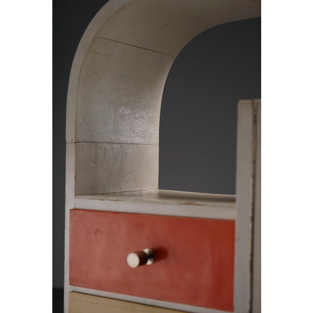 Blue Art Deco Cabinet by Fer Semey For Sale - Image 8 of 18