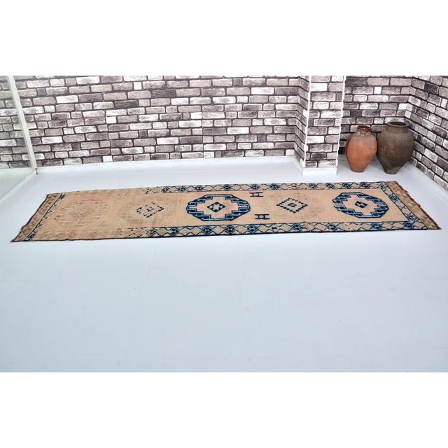 Handmade wool carpet in Turkish Anatolia , Vintage Oushak Rug,Turkish Vintage Anatolian Rug, Handmade wool Rug . One Of...