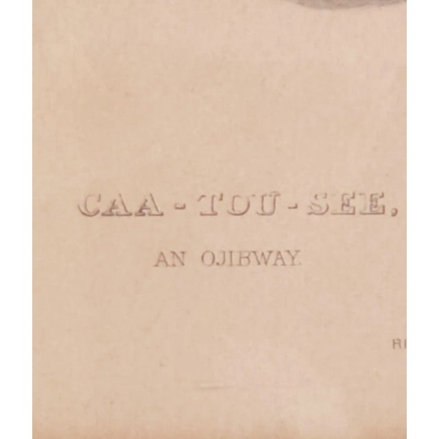 19th Century Hand-Colored Engraving of American Indians, 19th Century For Sale - Image 5 of 6