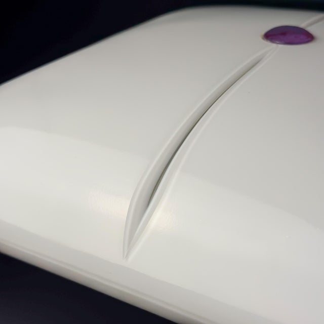 Mid-Century Modern Ceiling Lamp in Stained Glass from De Majo, 1970s For Sale - Image 14 of 17