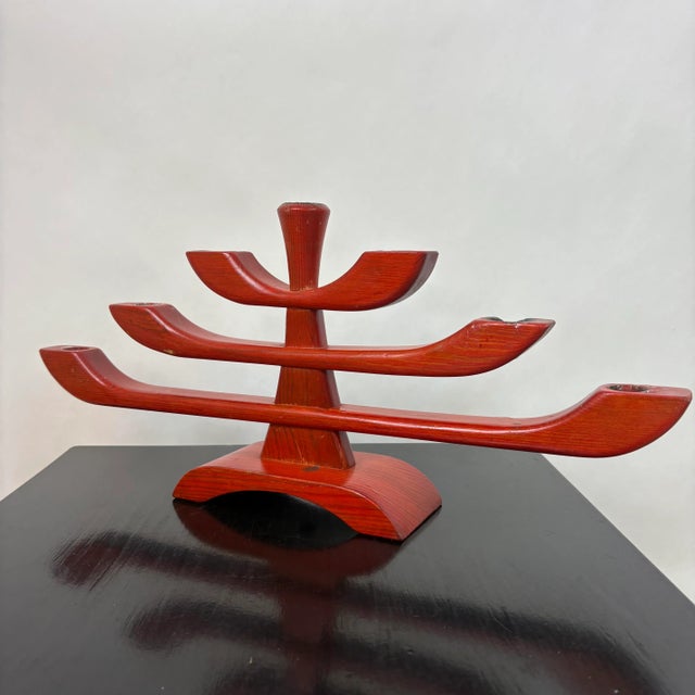 Vintage Scandinavian Candlestick, 1960s For Sale - Image 4 of 9