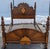 Elevate your primary suite with the stately grandeur of this 1990s Hand Carved Victorian Mansion Oak Bedframe. Expertly...