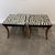 Italian Zebra Inlaid Tessellated Stone Tables with Refined Curv, Set of 2 For Sale - Image 16 of 16