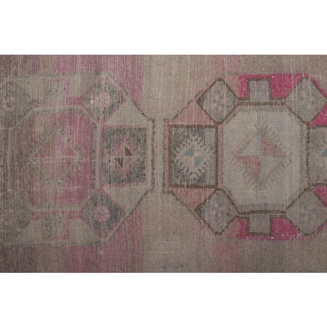 1960s 1960s Distressed Extra Long Turkish Runner Rug - Stair Carpet 2'6'' X 24'1'' For Sale - Image 5 of 13