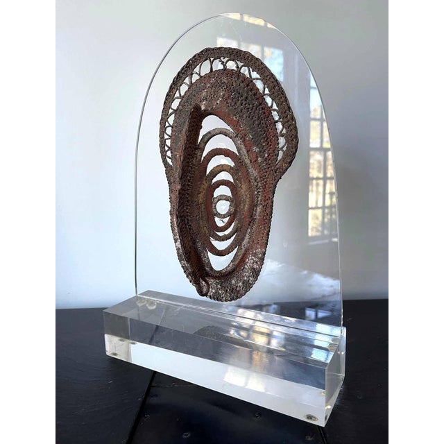 Fiber Polychrome Mask Yam Ancestor Papua New Guinea For Sale - Image 4 of 11