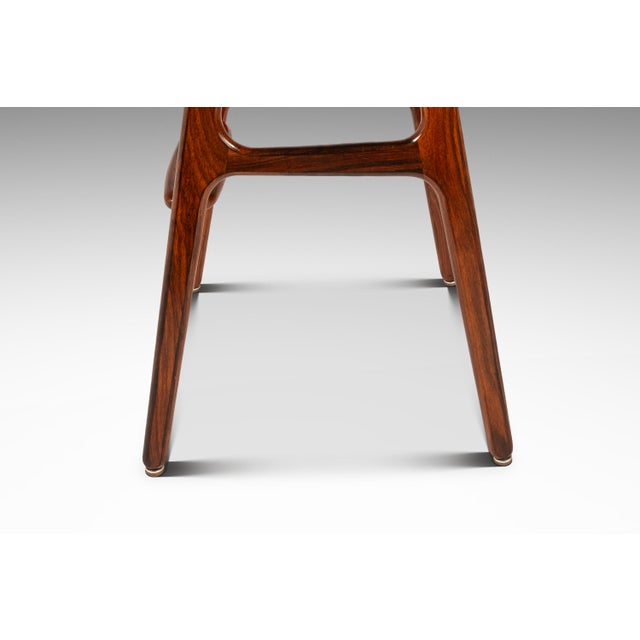 Set of Two ( 2 ) Danish Modern Model Od-61 Counter Height Bar Stools in Rosewood by Erik Buch for o.d. Mobler, Denmark, 1960's For Sale - Image 11 of 18