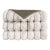 Luxury Fur Throw Blanket in Ivory For Sale