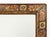 Italian Verre-Eglomise Parclose Giltwood Framed Mirror, with scroll work and vignette motif. Mirror plate: 31.5" H x...