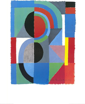 Sonia Delaunay, Quarter, 1968, Art Print