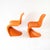 Orange S-Chairs by Verner Panthon for Herman Miller, 1970s, Set of 2 For Sale - Image 6 of 12