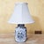 Vintage Blue & White Chinoiserie Porcelain Table Lamp With Double Happiness Symbol For Sale - Image 12 of 18