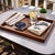 Solid Black Walnut Serving Tray For Sale - Image 4 of 5