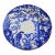 Late 19th Century Royal Crown Derby Blue Mikado Bone China 22k Gold Accent Bread & Butter Plate England For Sale