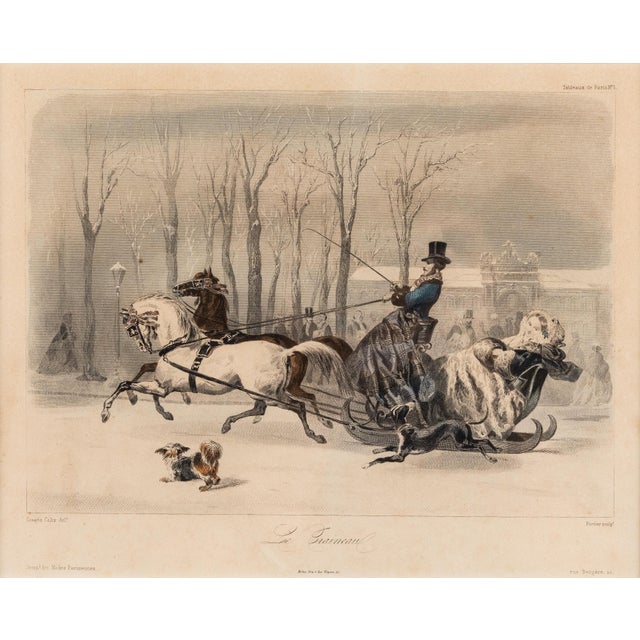 Le Craineau, Paris Page from the Tableau de Paris No. 1, Sleigh Ride in the Park A snapshot of a day in the life of… **...