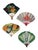 Art Deco Belle Epoque Hand Fans with Casino Advertising Graphic, Paris, France, Early 1900s, Set of 4 For Sale - Image 12 of 12