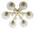 21st Century Italian Modern Murano Glass Flush Mount by Fabio LTD For Sale