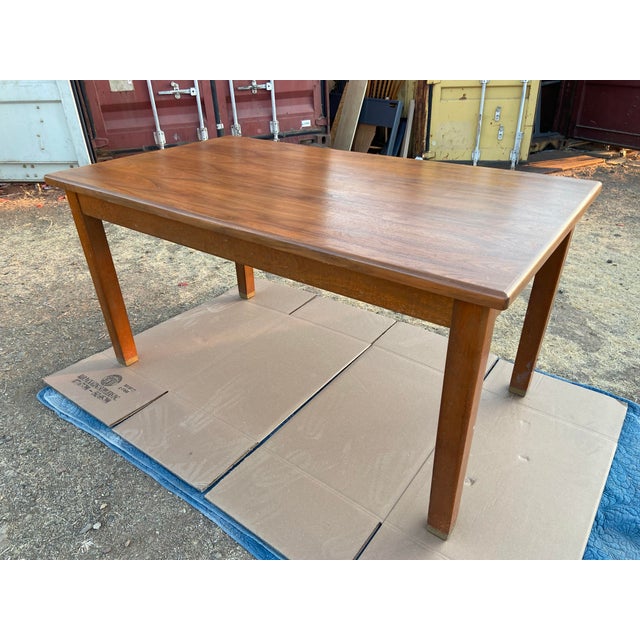 Vintage Mid Century Modern Walnut Library Table by the Jasper Desk Company 1959 For Sale - Image 17 of 17