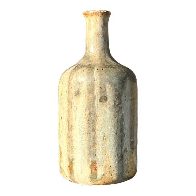 Vintage Boho Original Studio Pottery Vase For Sale