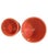 Mid-Century Modern 1960s Mid-Century Modern Orange Ceramic Canisters - a Pair For Sale - Image 3 of 3