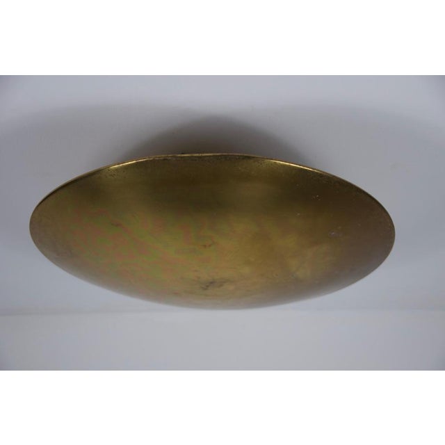 Brass Flush Mount by Florian Schulz, 1960s For Sale - Image 4 of 17