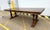Solid Oak Vintage Trestle Diningroom Table For Sale - Image 4 of 8