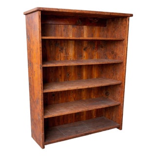 Late 19th Century Early American Pennsylvania Pine Bookcase For Sale