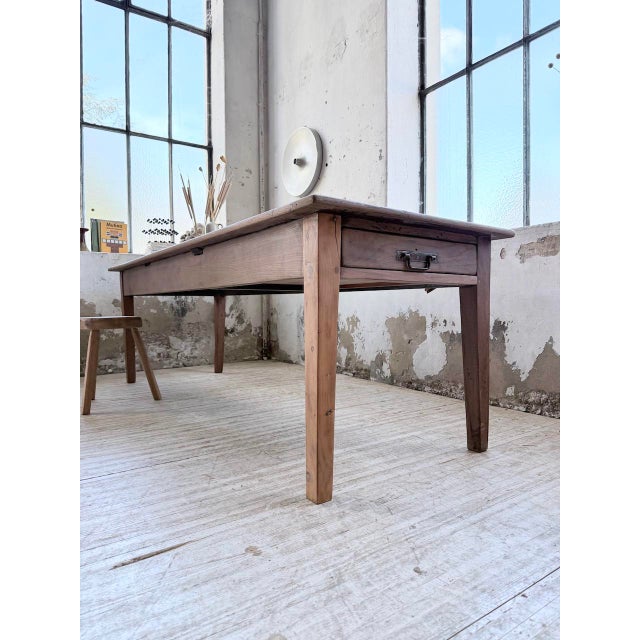 Vintage Farmhouse Table in Oak, 1950s For Sale - Image 11 of 18