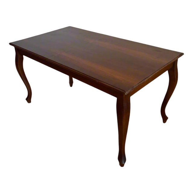 Vintage Living Room Table in Mahogany Veneer For Sale