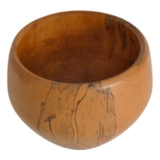 Mid-Century Modern Hand-Carved Wood Bowl by James Eriksson, 1970s For Sale