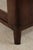 Wood Baker Leather Mahogany Mid Century Modern King Size Bed For Sale - Image 7 of 16