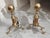 This is a wonderful vintage antique brass & copper fender fire surround and matching andirons / fire dogs. Fender...